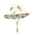 thumbnail image 1 of Gvdentm Baby Sun Hat Solid Color 0-12 Months Toddler Bucket Hat for Baby Boys/Girls 0-6 Months, 1 of 5