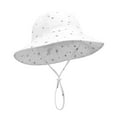 thumbnail image 1 of Gvdentm Baby Sun Hat Solid Color 0-12 Months Toddler Bucket Hat for Baby Boys/Girls 0-6 Months, 1 of 7