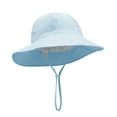 thumbnail image 1 of Gvdentm Baby Sun Hat Solid Color 0-12 Months Toddler Bucket Hat for Baby Boys/Girls 0-6 Months, 1 of 9