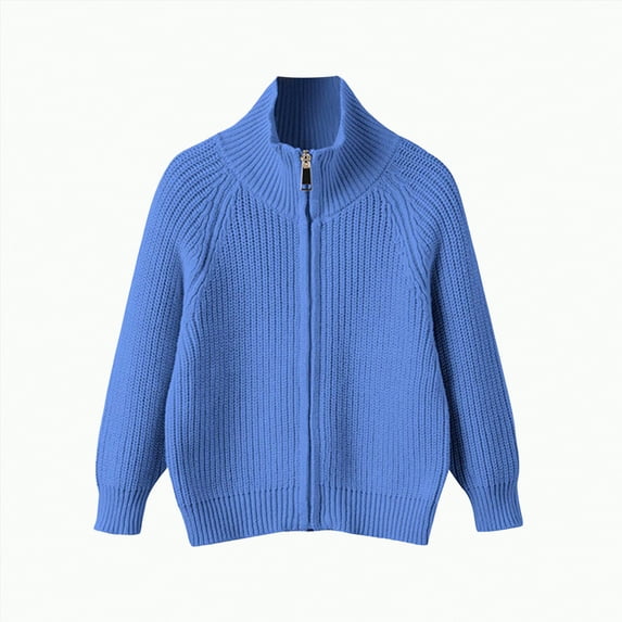 Gvdentm Boys Sweaters Size 8 Boys Crewneck Sweater, Sweater Uniform Big Boys' & Little Kids Youth Crew Neck Long Sleeve Pullover(Sky Blue,10-11 Years)