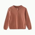 thumbnail image 1 of Gvdentm Boys Uniform Sweater Boys Girls Sweater Uniform Cardigan Sweater Soft Cotton V-Neck Soft Cotton Knit Outerwear(Rose Gold,18-24 Months), 1 of 4