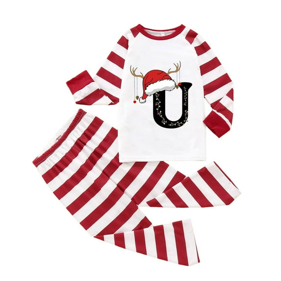 Gvdentm Christmas Family Pajamas Matching Sets Christmas Family Pajamas Matching Sets Couples Christmas Pajamas Holiday Jammies for Family Dad Mon Kids Baby