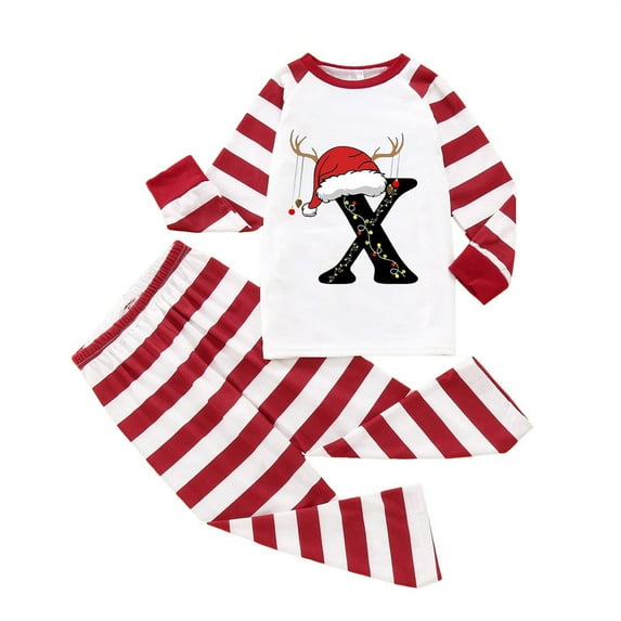 Gvdentm Christmas Family Pajamas Matching Sets Christmas Family Pajamas Matching Sets Couples Christmas Pajamas Holiday Jammies for Family Dad Mon Kids Baby