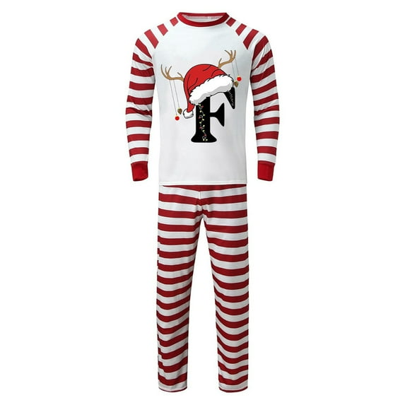 Gvdentm Christmas Family Pajamas Sets, Christmas Family Matching Pajamas Sleepwear Pjs for Family Dad Mon Kids Baby