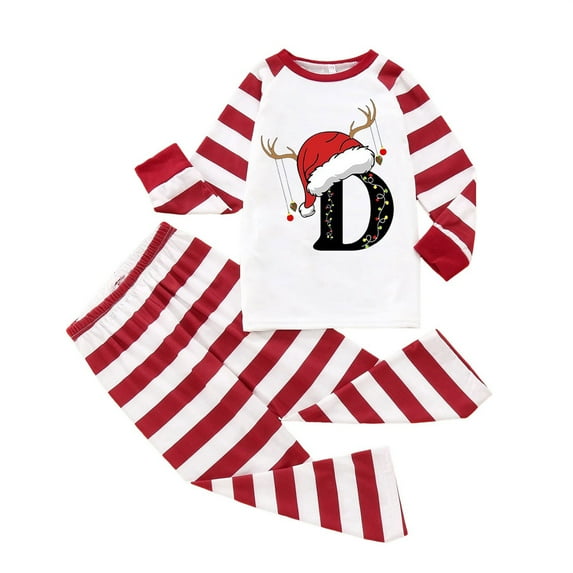 Gvdentm Christmas Family Pajamas Xmas Matching Family Pajama Christmas Tree Print Holiday Pjs Xmas Jammies Sleepwear Set for Family Dad Mon Kids Baby