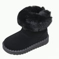 thumbnail image 1 of Gvdentm Cowgirl Boots for Girls Boys & Girls Snow Boots Insulated Lined Warm Anti-Slip Waterproof Winter Boot (Toddler/Big Kid)(Black,12.5), 1 of 6