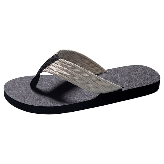 Gvdentm Creative Flip Flops Funny Beach Sandals with Hidden Design Quick-Dry Slides for Men Novelty Gag Gift White,8