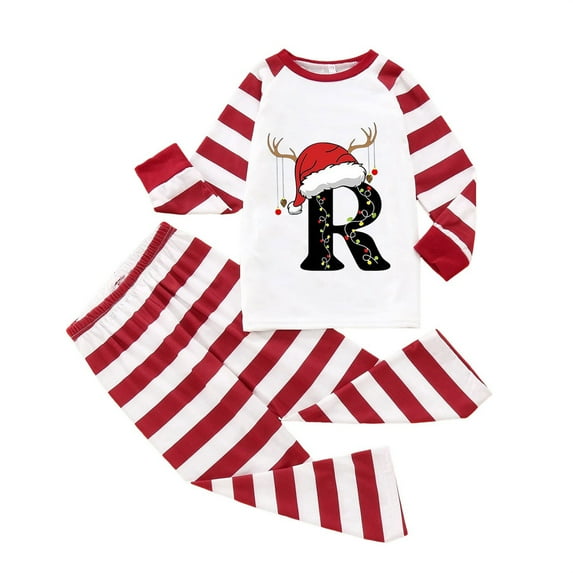 Gvdentm Family Christmas Pajamas Sets, Christmas Family Matching Pajamas Sleepwear Pjs for Family Dad Mon Kids Baby