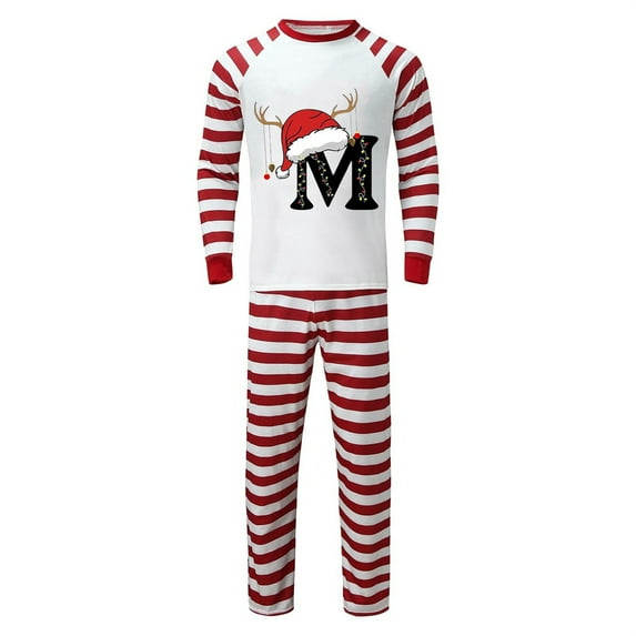 Gvdentm Family Christmas Pjs Matching Sets Christmas Family Pajamas Matching Sets Couples Christmas Pajamas Holiday Jammies for Family Dad Mon Kids Baby