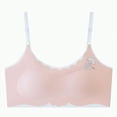 thumbnail image 1 of Gvdentm Girl Bras 10-12 Years Old Sports Seamless Bra with Removable Padding Bras(Pink,10-12 Years), 1 of 6