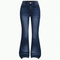 thumbnail image 1 of Gvdentm Girl Jeans Size 14-16 Girls Baggy Cargo Jeans Wide Leg High Waisted Kids Hop Pants Denim Elastic Waist Pockets Vintage(Dark Blue,11-12 Years), 1 of 4