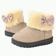 thumbnail image 1 of Gvdentm Girl Kids Winter Shoes Girls Winter Boots Kids Snow Ankle Fuzzy Boots for Toddler/Little/Big Kid Winter Shoes Boys(Beige,12), 1 of 7