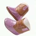 thumbnail image 1 of Gvdentm Girls Boots Toddler Cowboy Boots for Boys Girls Baby Cowgirl Boots Round Toe All Seasons(/Toddler)(Purple,5.5), 1 of 9