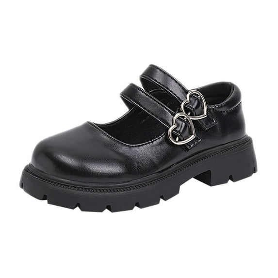 Gvdentm Girls Dress Shoes Size 13 Sparkle Ballerina Ballet Flats Pearl Strap Princess Dance Shoe Toddler Sequin Party Mary Jane Shoes White Flower Girl Shoes (11,Black)