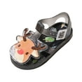 thumbnail image 1 of Gvdentm Girls Sandals Princess Jelly Flats Shoes, Birthday Party Dress Up Sandals for Little Girls, Toddler or Kids(Black,1), 1 of 9