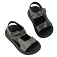 thumbnail image 1 of Gvdentm Girls' Sandals Unisex-Child Big Kids Sandals Adjustable Straps Athletic Sandals Outdoor Casual Shoes (Grey,13.5), 1 of 5