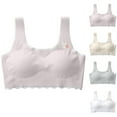 thumbnail image 1 of Gvdentm Girls Sports Bras 10-12 Sports Bra with Breathable Pads Teens Cotton Training Bras Grey,10-12 Years, 1 of 6