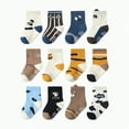 thumbnail image 1 of Gvdentm Grip Socks Baby Toddler Socks with Grips, 12 Pairs Kids Non-Slip Grippers Baby Boys Girls House Socks for Age 0-7 Years|J 3-5 Years, 1 of 3