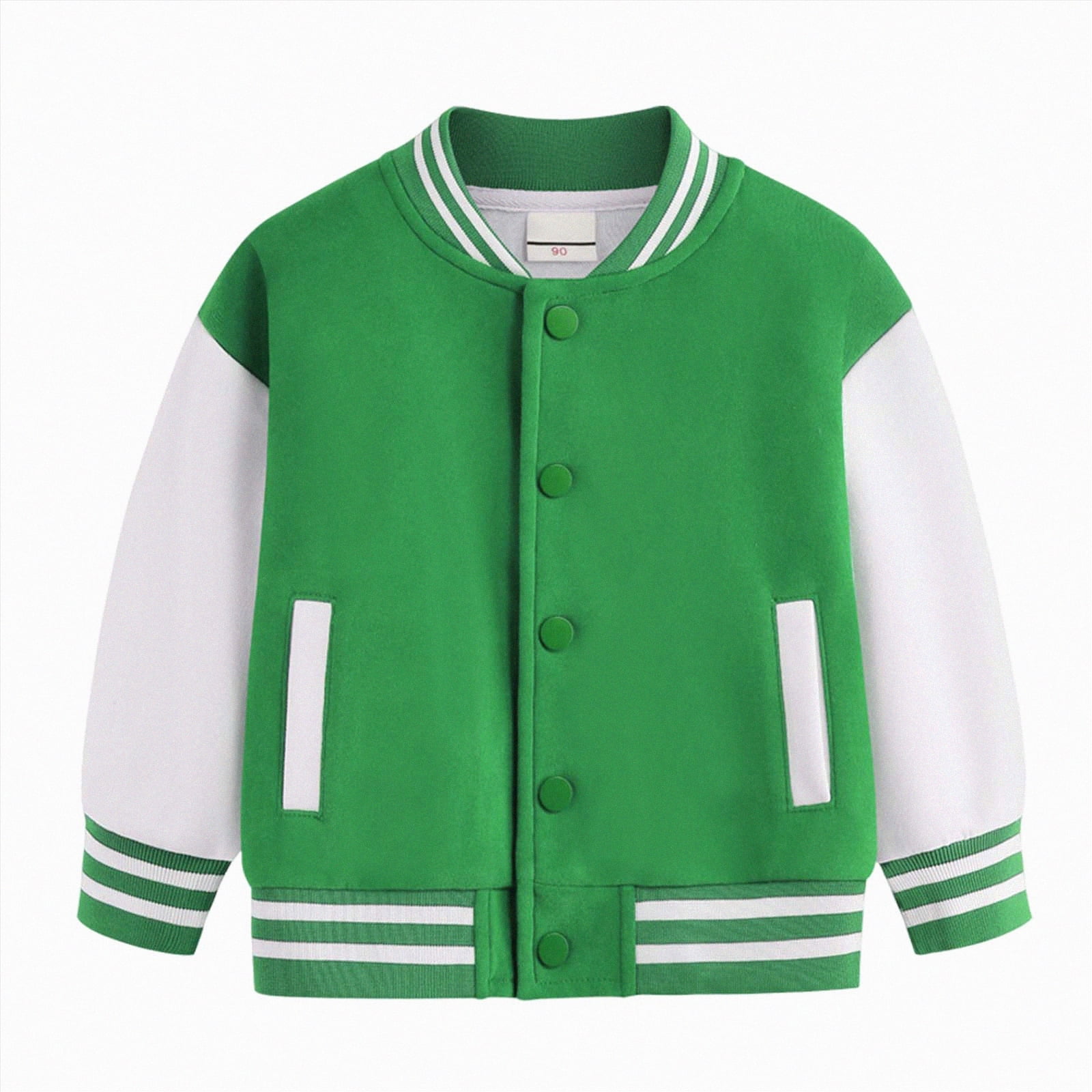 Gvdentm Kids Varsity Jacket Girls Boys Baseball Jacket Bomber Coat