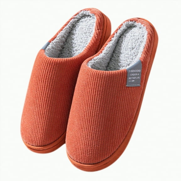 Gvdentm Men Slipper Comfort Winter Indoor Outdoor House Shoes Outdoor Slippers for Men(Red,8)
