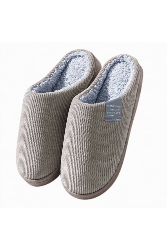 Men's House Slippers Slip on Slippers House Shoes with Memory Foam for Men Mens Soft Slippers Slippers for Men Outdoor(Brown,12)