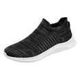 thumbnail image 1 of Gvdentm Men's Low-Top Sneakers Mesh Sneaker for Men Wide Lightweight Sports Shoes Black,12, 1 of 9