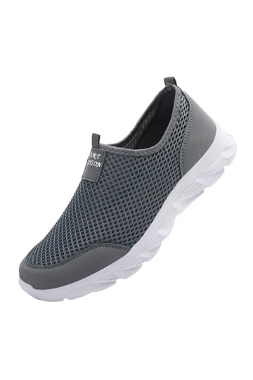 Mens Slip On Shoes in Mens Slip On Shoes | Gray - Walmart.com display picture 2