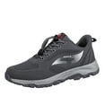 thumbnail image 1 of Gvdentm Mens Non Slip Walking Sneakers Mens Shoes Mesh Lightweight Sports Sneakers Grey,9, 1 of 9
