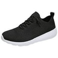 thumbnail image 1 of Gvdentm Mens Non Slip Walking Sneakers Sneaker for Men Wide Stretch Cloth Lightweight Mens Shoes White,11, 1 of 9