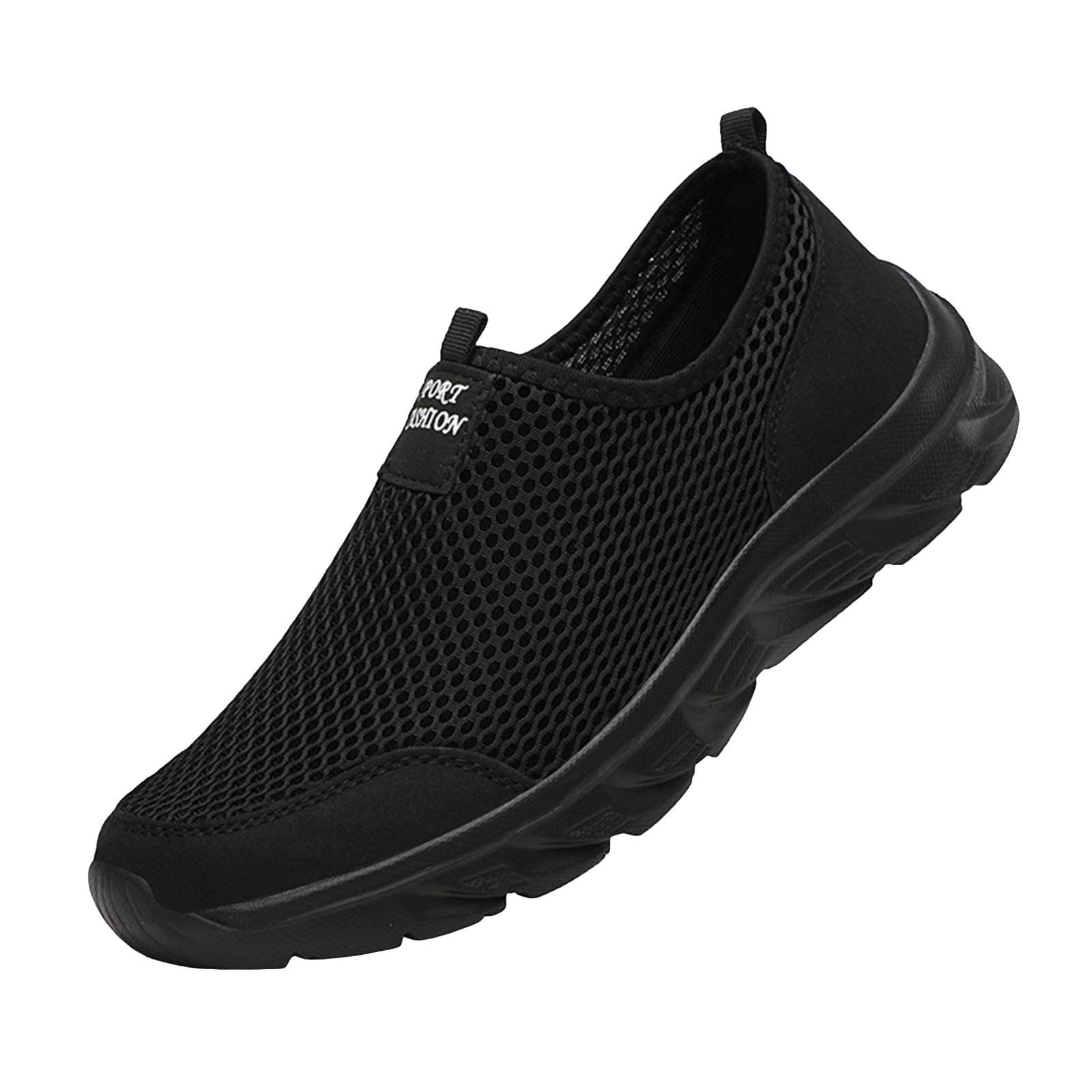 Trendy Men's White Slip-On Casual Shoes