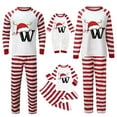 thumbnail image 1 of Gvdentm Pattern A-Z Christmas Matching Pajamas for Family Sets Matching Xmas Sleepwear PJS Sets Matching Family Pajamas Christmas for Family Dad Mom Kids Baby, 1 of 4