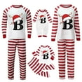 thumbnail image 1 of Gvdentm Pattern A-Z Matching Christmas Pajamas for Family Holiday Christma Pjs Set Sleepwear Xmas Jammies Christmas Family Pajamas Matching Sets Parent-Child Outfit, 1 of 5