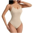 thumbnail image 1 of Gvdentm Shapewear Tummy Control Bodysuit for Women Seamless Body Shaper Sculpting Snatched Waist Trainer Thong Body Suit Shapewear for Women(Beige,3XL), 1 of 6