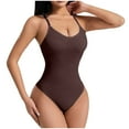 thumbnail image 1 of Gvdentm Shapewear Tummy Control Bodysuit for Women Seamless Body Shaper Sculpting Snatched Waist Trainer Thong Body Suit Shapewear for Women(Coffee,3XL), 1 of 5