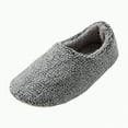 thumbnail image 1 of Gvdentm Slippers Women Warm Slip on Indoor Outdoor House Shoes Slippers for Men Wide Width(Grey,9), 1 of 4