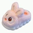 thumbnail image 1 of Gvdentm Slippers for Girls Girls Bunny Slippers Cartoon Shape Plush Warm Slipper Indoor Bedroom Winter Slippers for Kids(Pink,13), 1 of 9