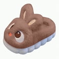 thumbnail image 1 of Gvdentm Slippers for Kids Girls Cute Cartoon Slippers with Memory Foam Kids Plush Warm Winter House Shoes(Coffee,13), 1 of 6