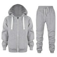 thumbnail image 1 of Gvdentm Toddler Boy Outfits Girls 2 Pc Outfits Hoodie Sweatsuit Sets Loose Sweatshirt Grey,7-8 Years, 1 of 4