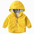 thumbnail image 1 of Gvdentm Toddler Boys Windbreaker Casual Outerwear Kids Lightweight Zip Hooded Jacket Boys Waterproof Cute Coat, 1 of 4