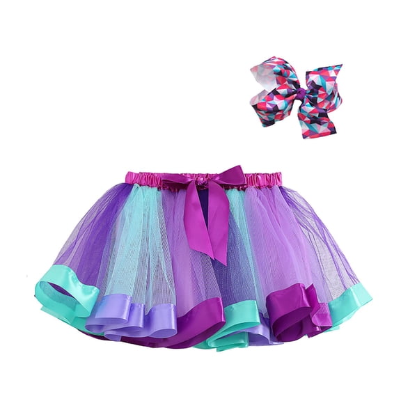 Gvdentm Toddler Girl Tutu Dress Layered Stars Sequins Tutu Skirt Princess Ballet Dance Tutu Dresses for Toddler Girls Purple,2-4 Years