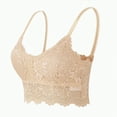 thumbnail image 1 of Gvdentm Tshirt Bras for Women No Padded Bralettes for Women With Support Women's Illumination Full Figure Zoned-in Support Bra Wireless Bras(Beige,XL), 1 of 6