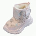 thumbnail image 1 of Gvdentm Winter Shoes Girls Toddler Boys Girls Winter Warm Shoes Water-Resistant Comfy Non-Slip Snow Boots Cold Weather Insulated Outdoor Walking Shoe(Pink,8.5), 1 of 6
