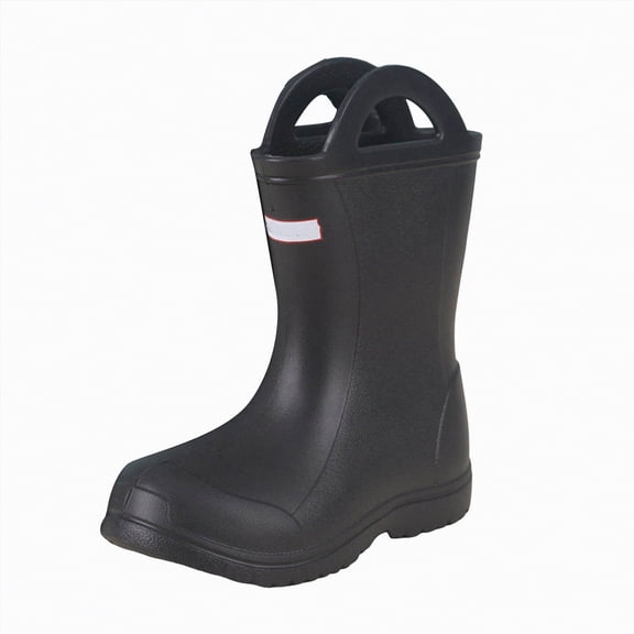 Gvdentm Winter Shoes Girls Toddler Rain Boots for Boys Girls Waterproof Toddler Rain Boots Boys 7t Winter Boot(Black,13.5)