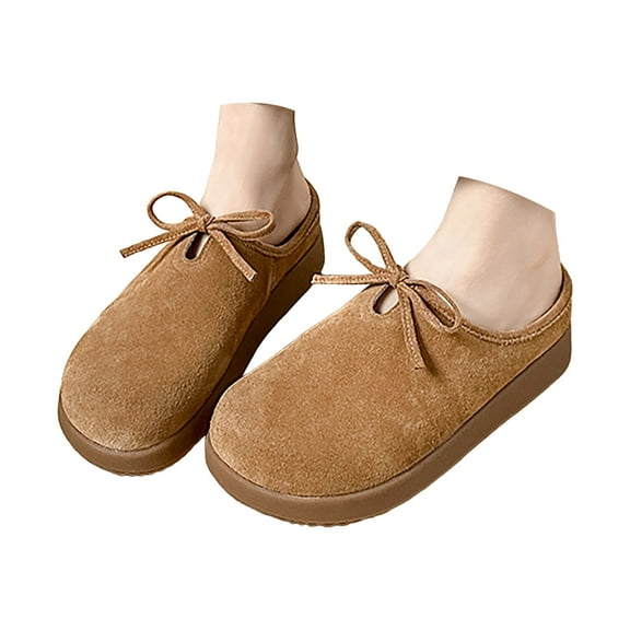 Gvdentm Woman Slippers Slip on Slippers House Shoes with Memory Foam for Men Mens Soft Slippers Slippers for Women Wide Width(Brown,9)