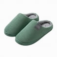 thumbnail image 1 of Gvdentm Womans Slipper Soft Comfy Memory Foam Non-slip House Shoes Slippers for Women Open Toe(Green,6), 1 of 5