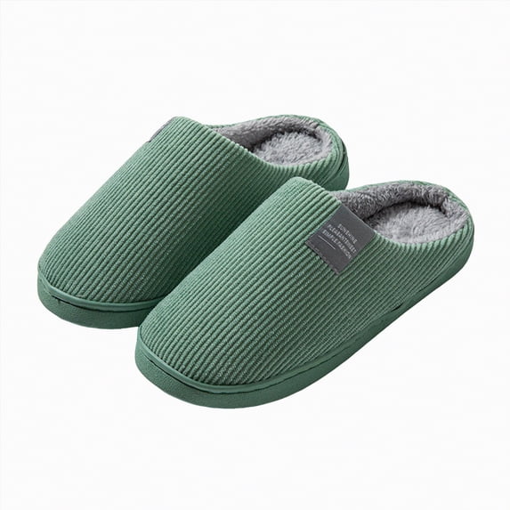 Gvdentm Womans Slipper Soft Comfy Memory Foam Non-slip House Shoes Slippers for Women Open Toe(Green,6)