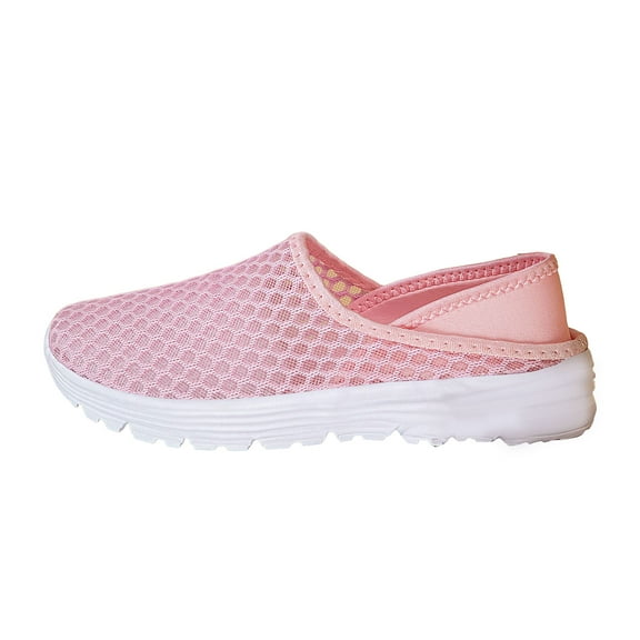 Gvdentm Women's Black Sneakers Lightweight Shoes - Breathable Shoes Women(Pink,7)