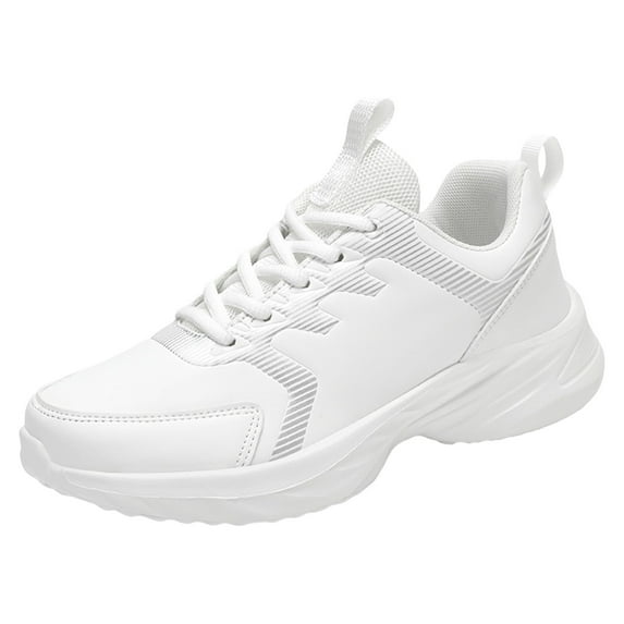 Gvdentm Women's Wide Fashion Sneaker Sneakers Women Mesh Comfy Shoes Z01-White,7