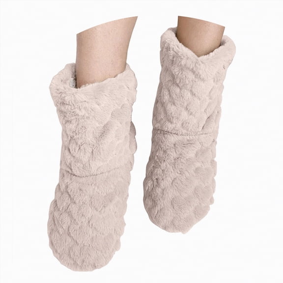 Gvdentm Womens House Slippers Women's Fuzzy Slip-on Slippers Warm Cozy Soft Lightweight Memory Foam Indoor House Shoes(Pink,9.5)