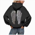 thumbnail image 1 of Gvdentm Womens Sequin Angel Wings Hoodies Y2k Graphic Oversized Hooded Sweatshirt Long Sleeve Jackets Fall Outfits, 1 of 8